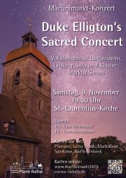 Tickets für Duke Ellington's Sacred Concert am 09.11.2019 - Karten kaufen